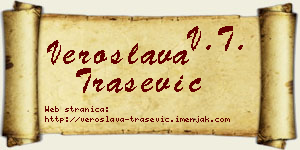Veroslava Trašević vizit kartica